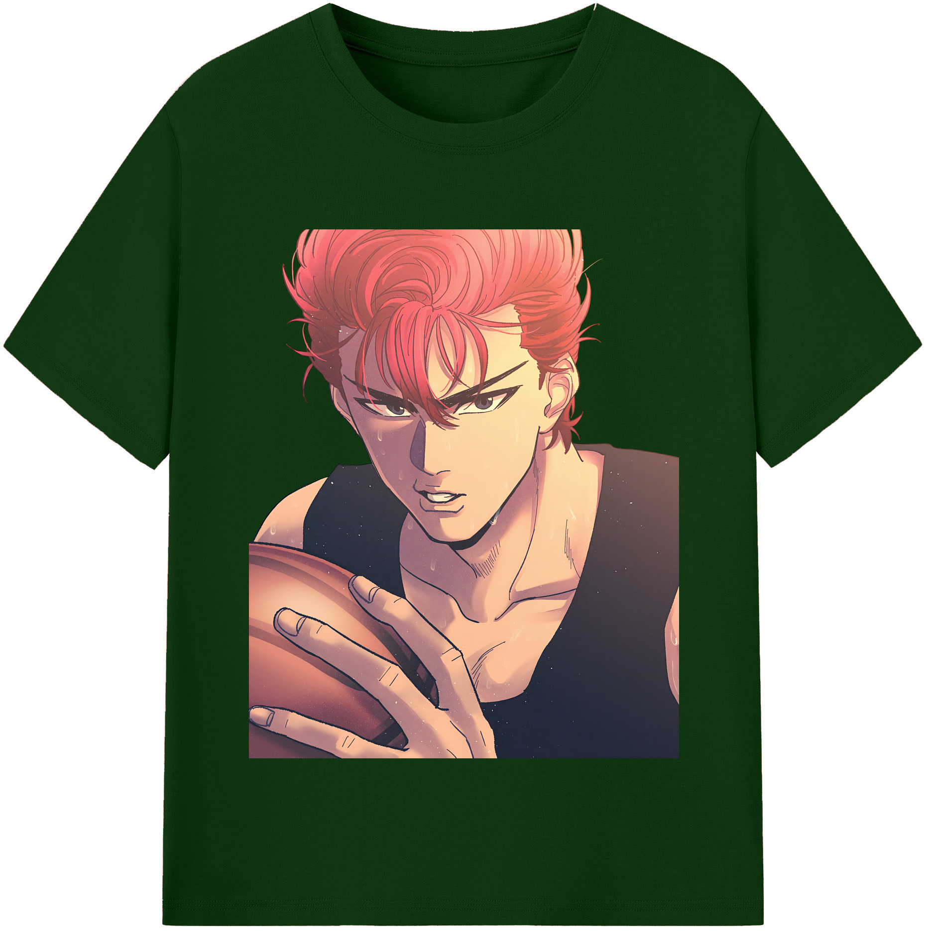 SLAM DUNK／スラムダンク 綿100％半袖Tシャツ（フロントプリント）